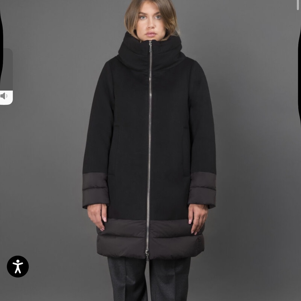 MooRER Black Women’s Coat, IT 40, Worn Once